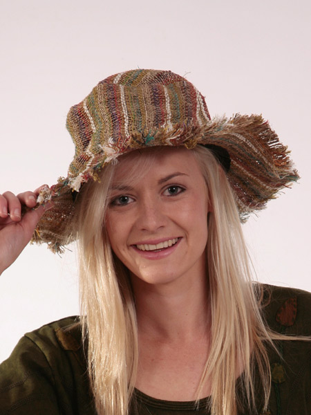 Fringe hippie hat