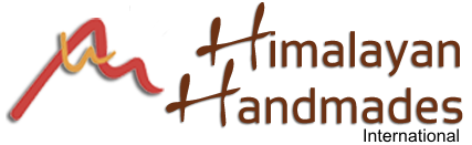 Hippie online store logo depicting the Himalayas
