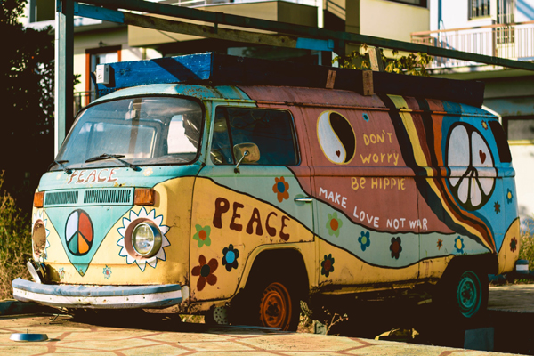 Hippie Camper Van