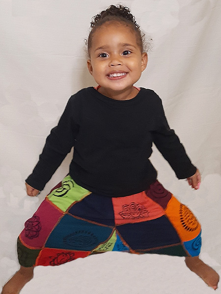 Kids harem hippie pants