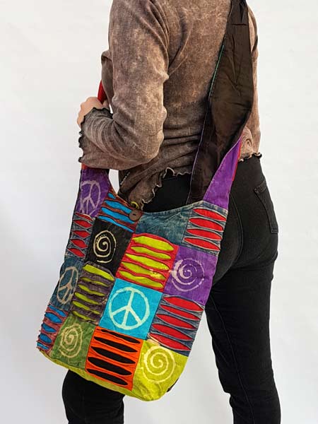 patch hippie bag from Nepal