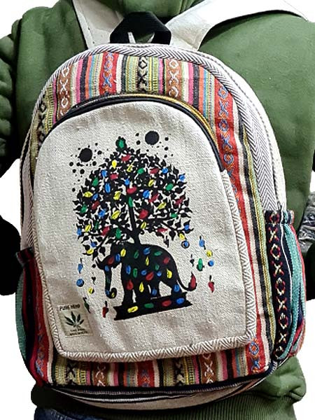Pure Hemp & Cotton Backpack