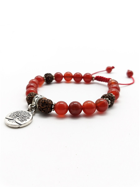 Carnelian Mala Bracelet