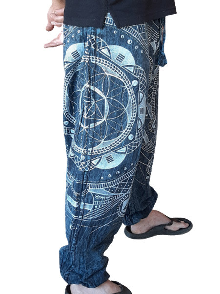 Stonewashed Sacred Geometry Pants