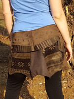 Hippie festival mini skirt