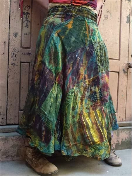 Festival tie dye skirt