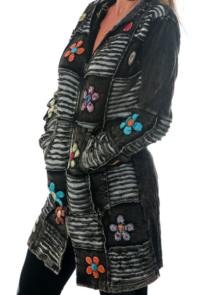 Hippie-chic in black