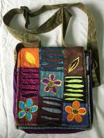 Patch hippie festival bag