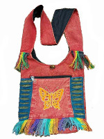 Hippy Butterfly Passport Bag
