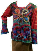 Funky flower top