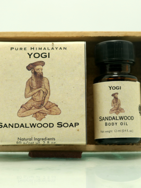Yogi Sandalwood Soap & Oil Gift Box