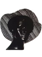 Woven cotton hippie style sun hat