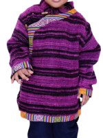 Kids hippie bohemian style winter jacket