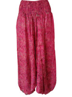 Boho style silk palazzo pants from Nepal
