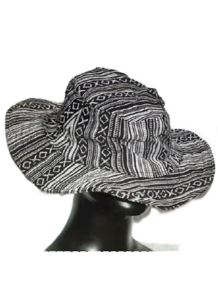 Woven Cotton Boho Hat