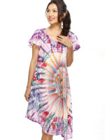 Batik tie dye dress