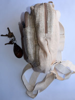Small pure hemp backpack