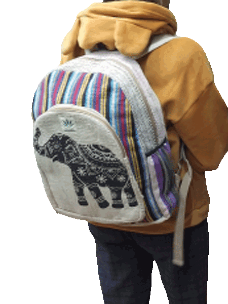 Elephant Hemp Backpack