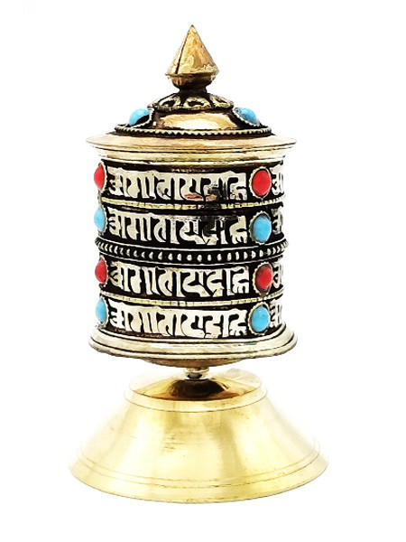 Tibetan Stand Prayer Wheel