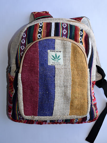 Small hemp rucksack