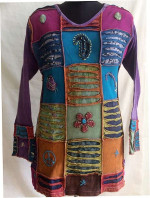 Cutwork embroidered Nepalese tank top from Himalayan Handmades