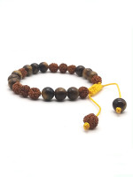 Rudraksha wrist mala