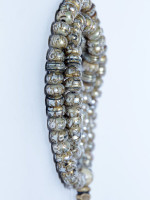 Carved Om Mani pearl mala