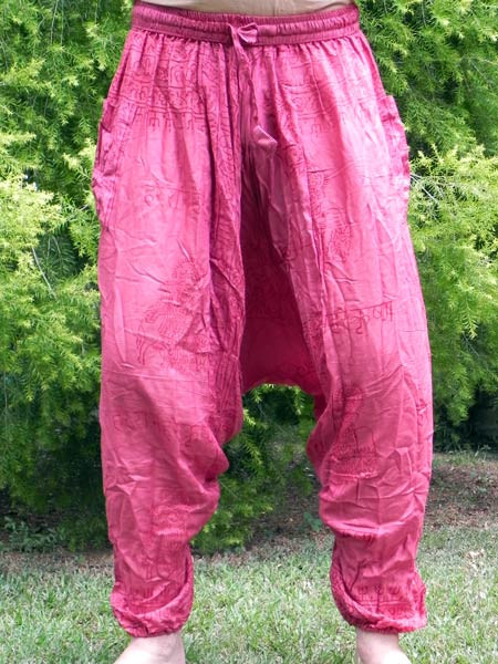Afghani bohemian hippie Pink
