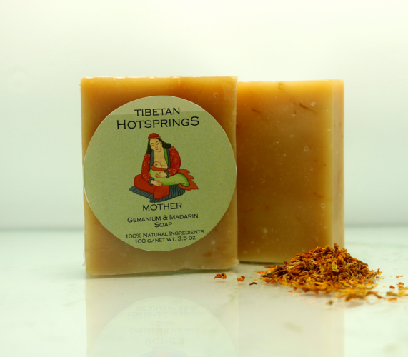 Mother Geranium & Mandarin Soap