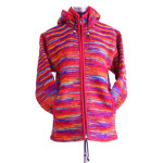 Hand knitted wool jacket