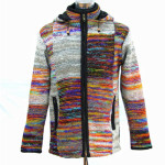 Patchwork wool jacket