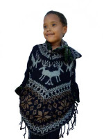 Pixie Hood Kids Poncho