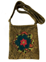 Flower in flower passport bag