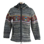 Hand knitted wool jacket
