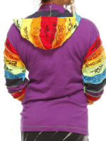 Rainbow hippy hoodie