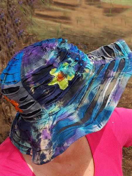 Tie dye hats