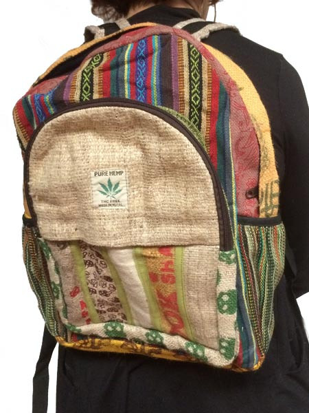Hippie boho backpack