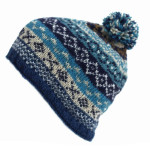 Funky, hippie wool knit beanie made in Kathmandu