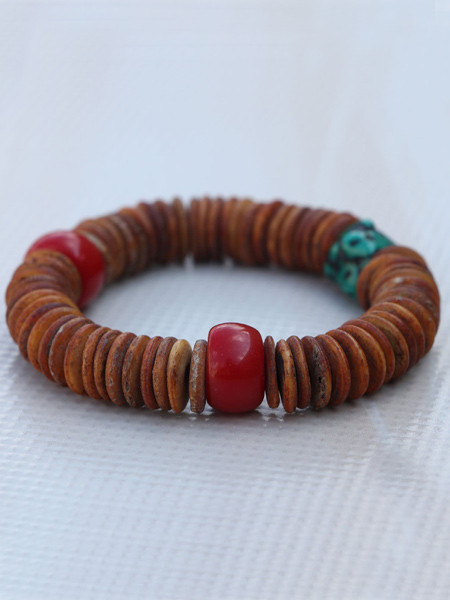 Yak Bone Wrist Mala