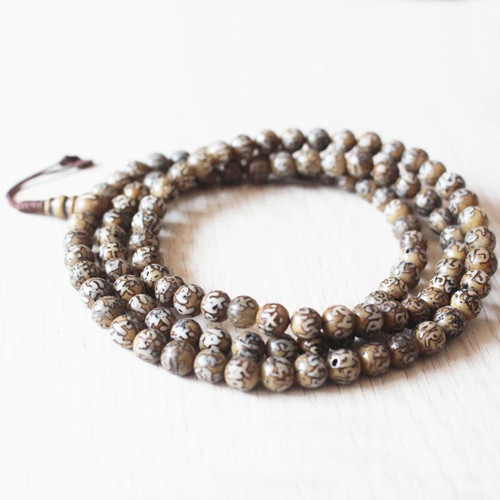 Conch Shell 8mm Prayer Beads