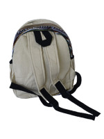Pure hemp backpack made with a mix of woven cotton