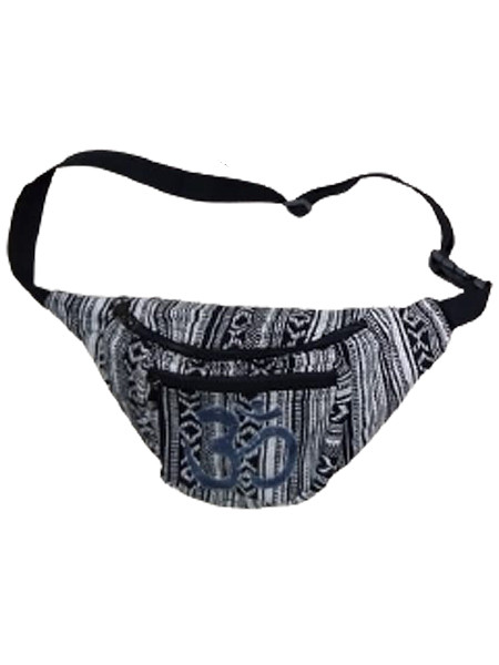 Woven Cotton Moon Bag