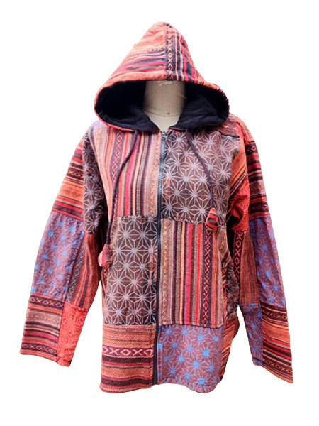Hippie Patchwork Hoodie