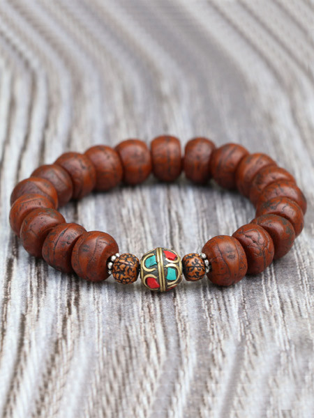 Antique Bodhi Seed Wrist Mala