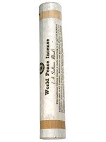 World peace incense in a bamboo casing