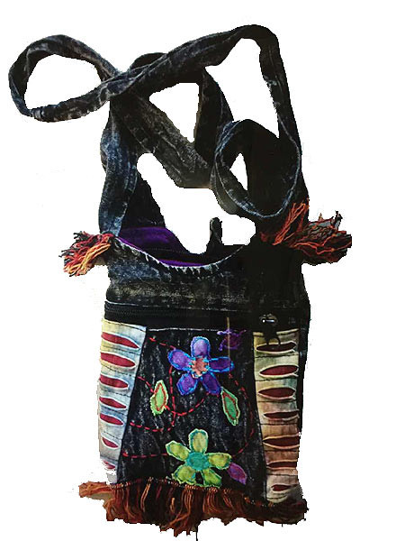 Kathmandu Flower Passport Bag