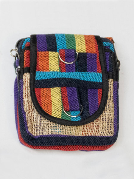 Cotton Hemp Passport Bag