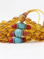 Citrine stone mala