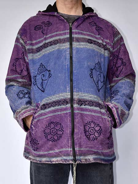 Hooded sharma jacket