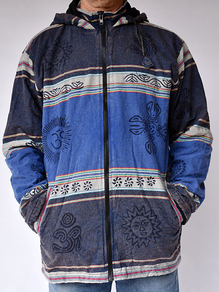 Block print sharma jacket